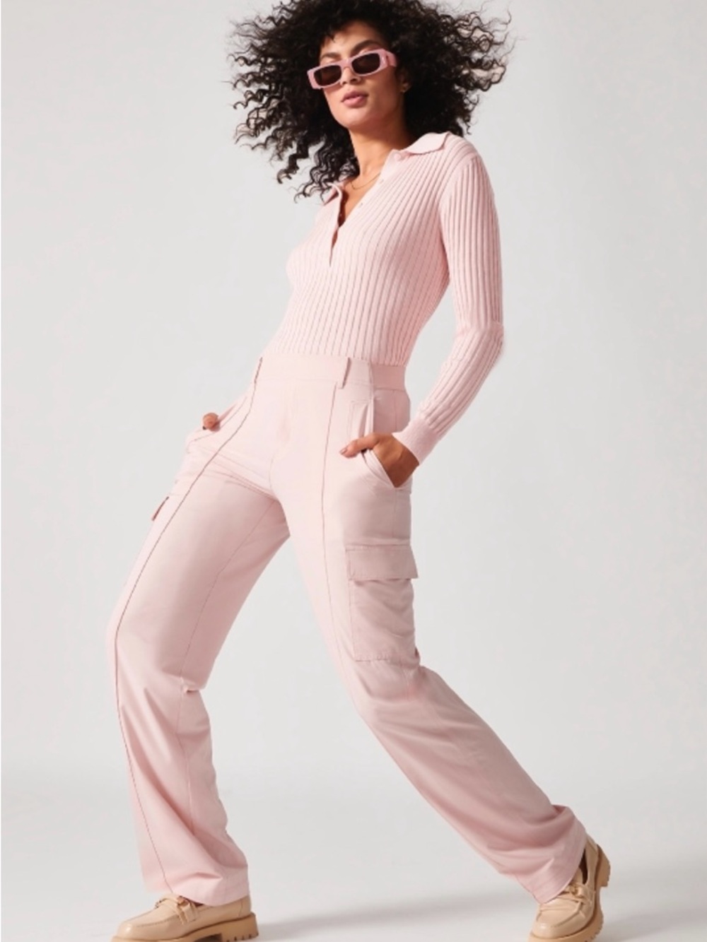 Athleta Pink Vienna Cargo Pants